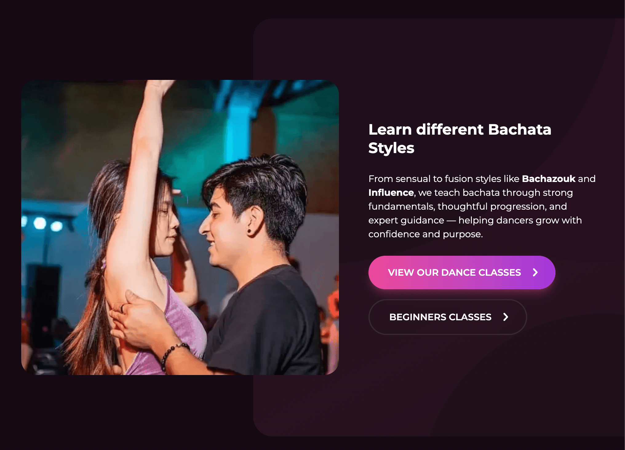 Latin Flow Academy website